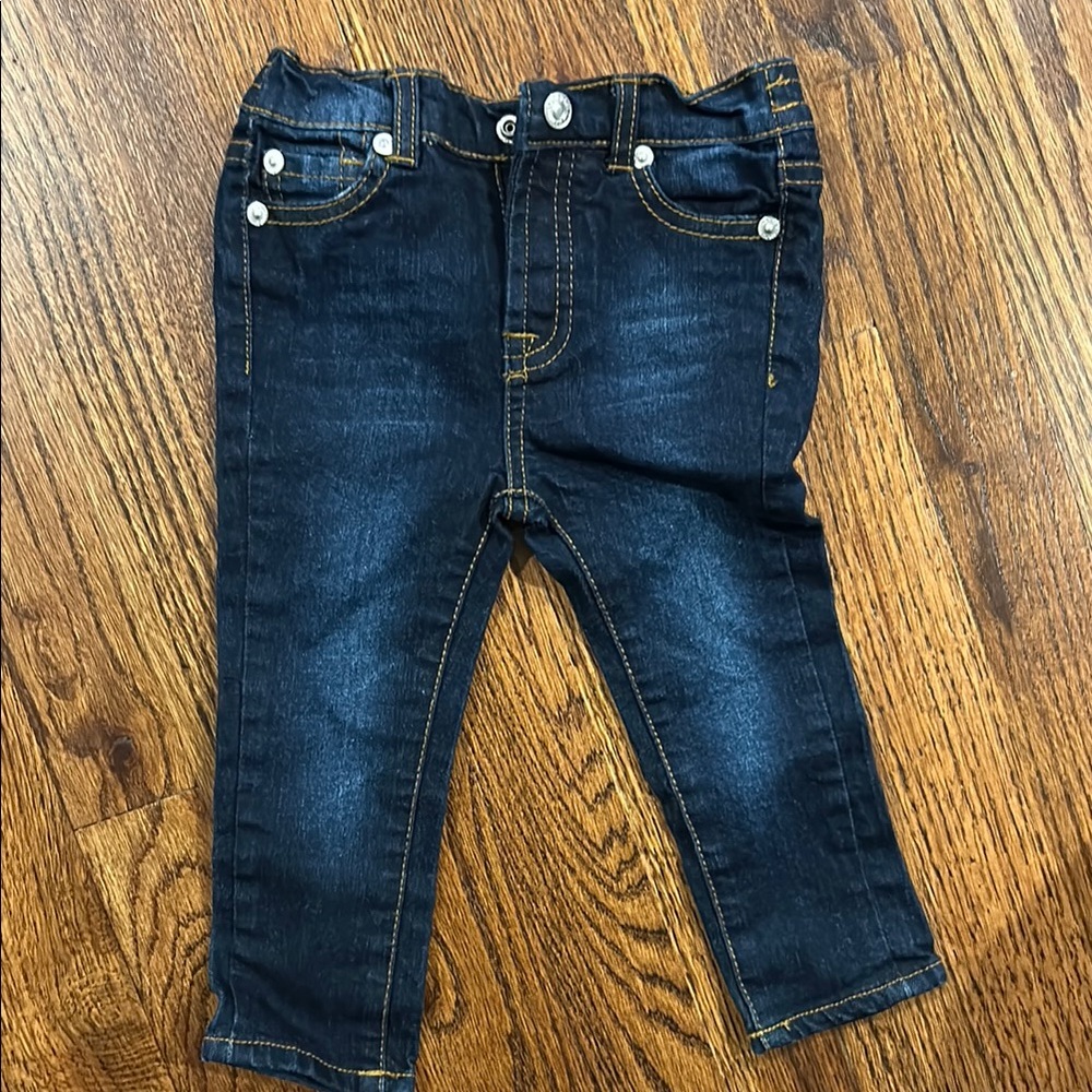 7 For All Mankind Blue Slim Fit Jeans